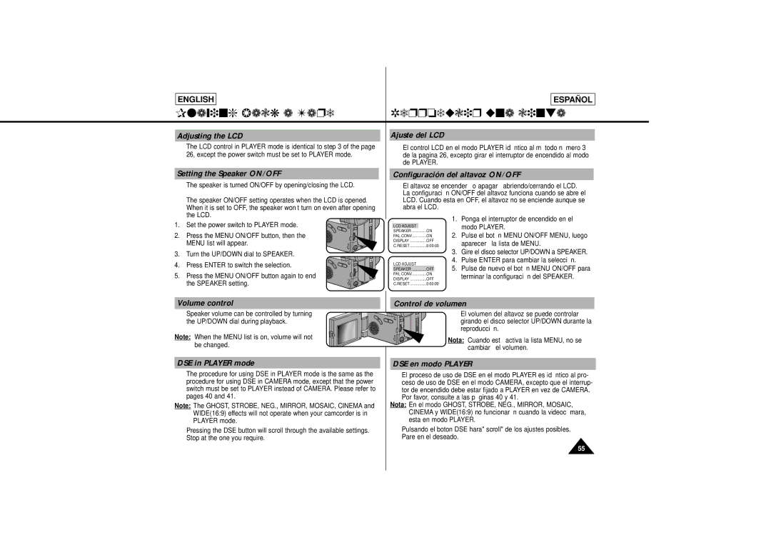 Samsung L630, L650 manual Playing back a Tape 