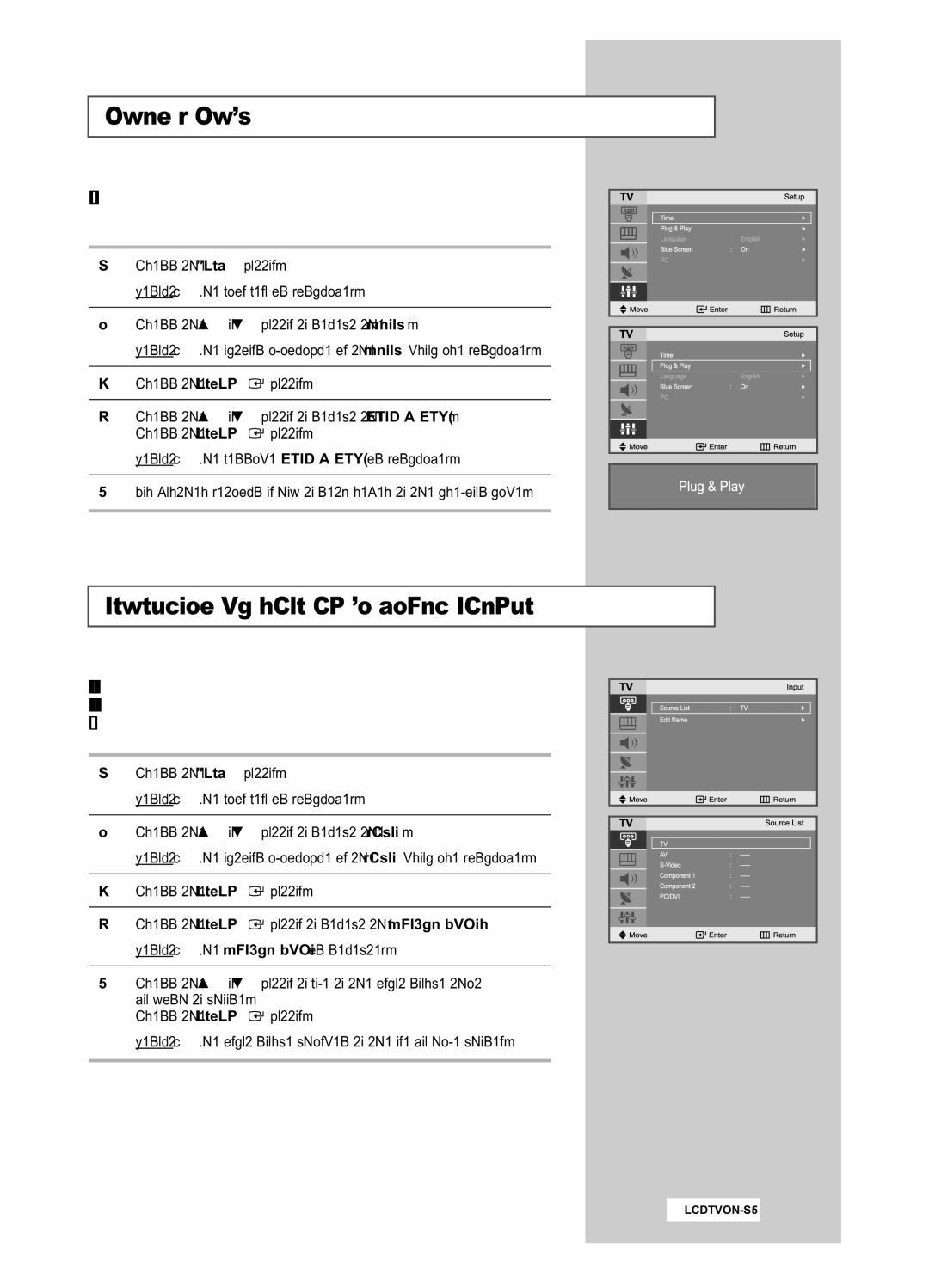 Samsung LA22N21B manual Selecting TV Mode or an Input Source, If you want to reset this feature 