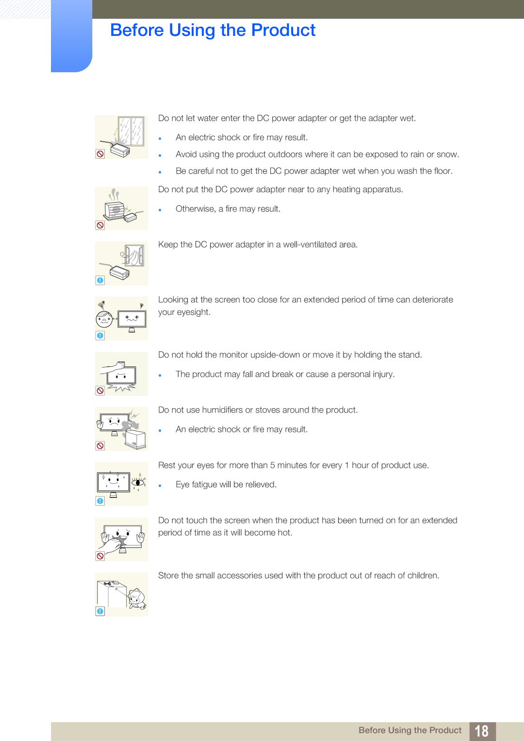 Samsung LC22B350US/CI manual Before Using the Product 