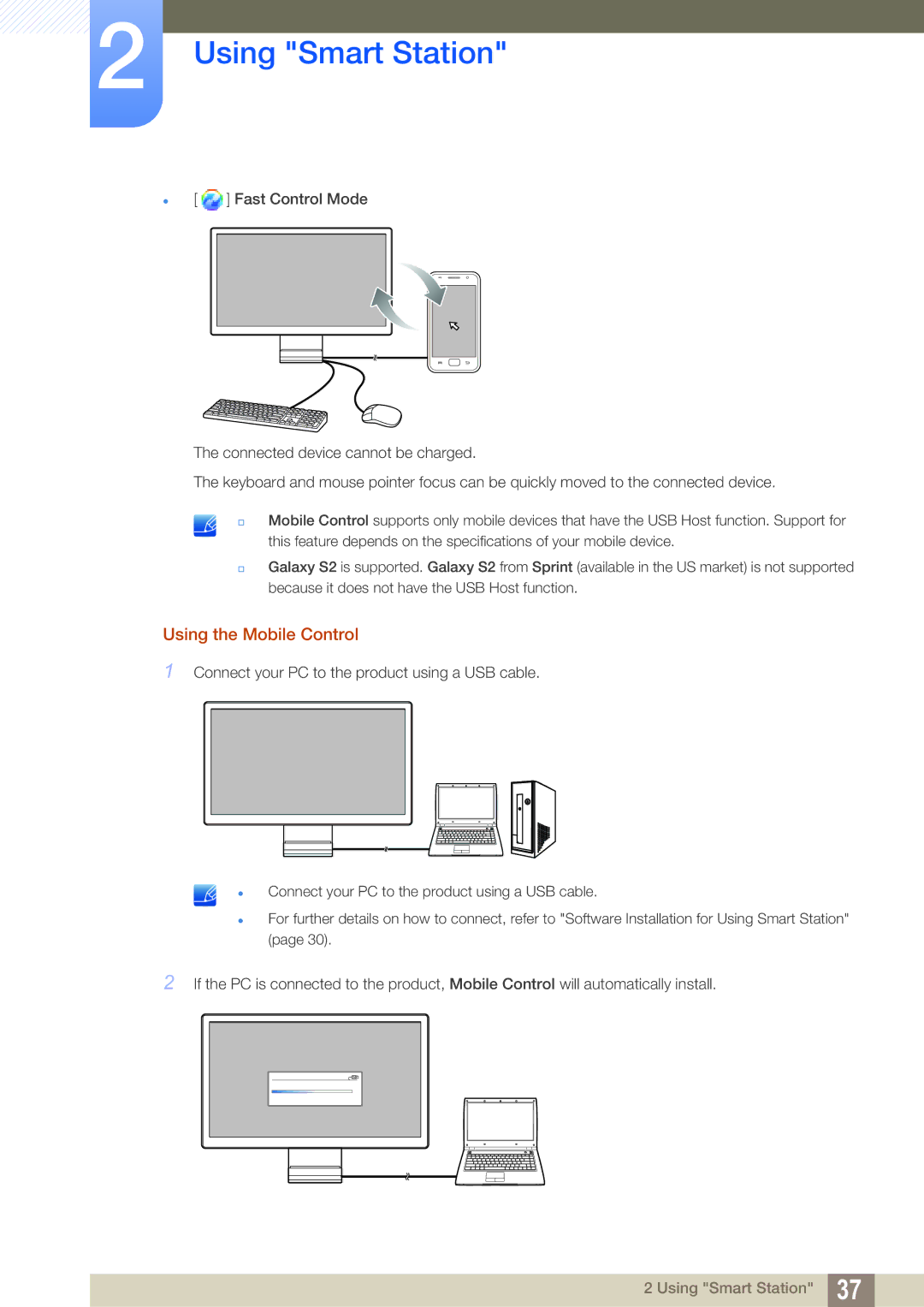 Samsung LC22B350US/CI manual Using the Mobile Control 