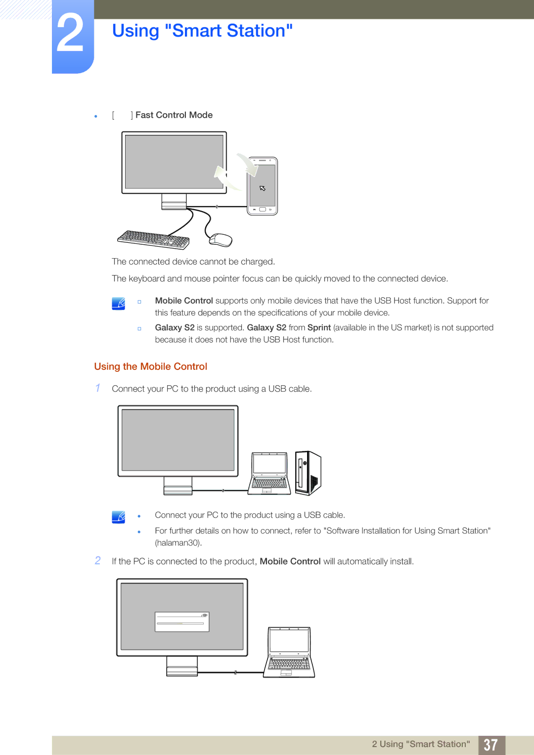 Samsung LC22B350US/CI manual Using the Mobile Control 