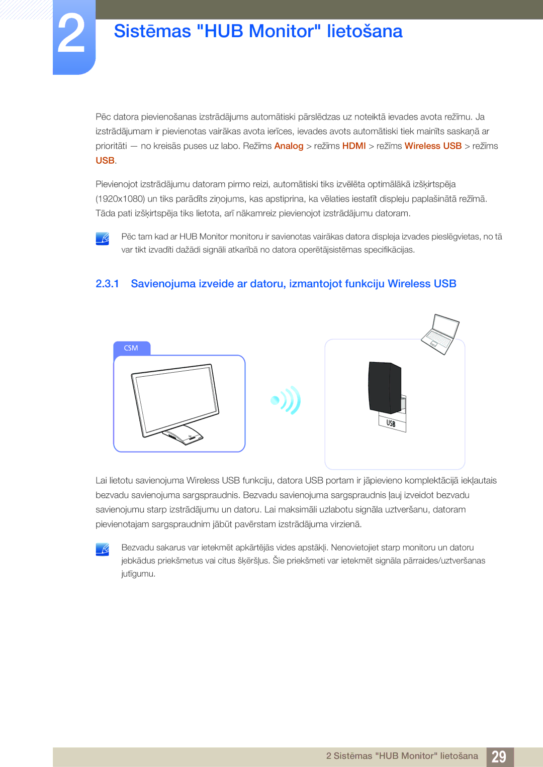 Samsung LC23A750XS/EN manual Csm 