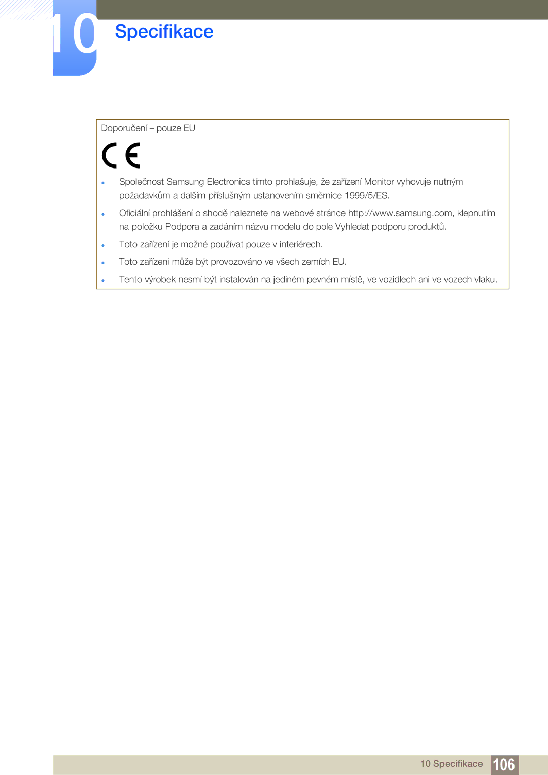 Samsung LC24A650XS/EN, LC24A650XS/XK manual Specifikace 