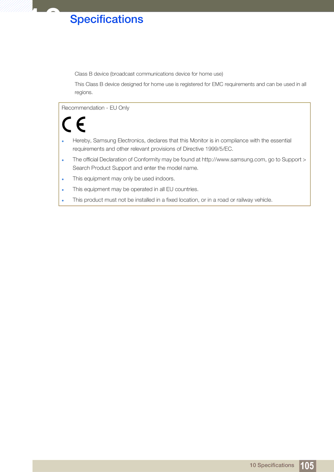 Samsung LC24A650XSR/EN, LC24A650XS/EN, LC24A650XS/XK manual Specifications 