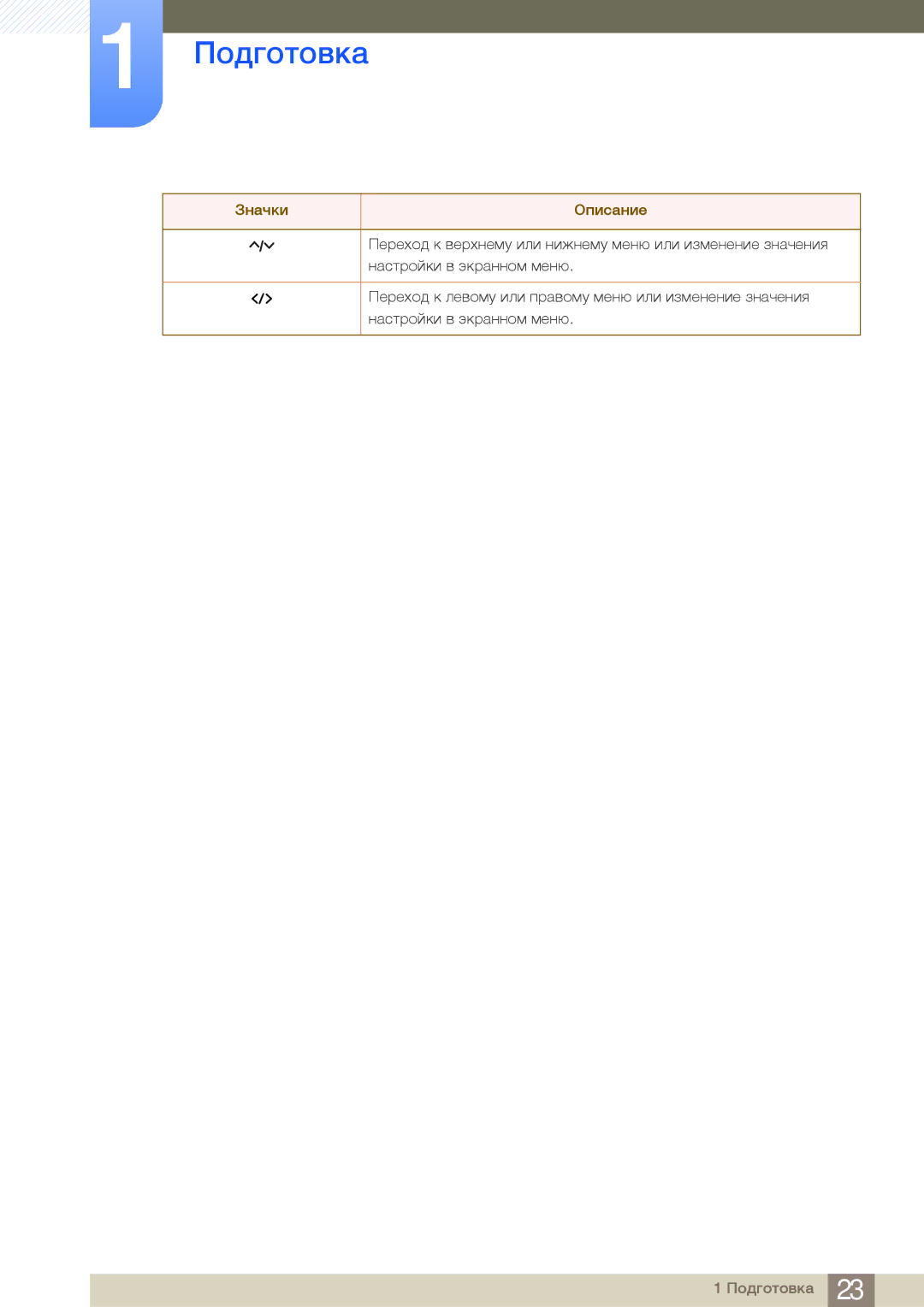 Samsung LC27A550USSCI, LC27A550US/EN, LC23A550US/EN, LC23A550USSCI, LC27A550US/CI, LC23A550US/CI, LC23A550US/KZ manual Подготовка 