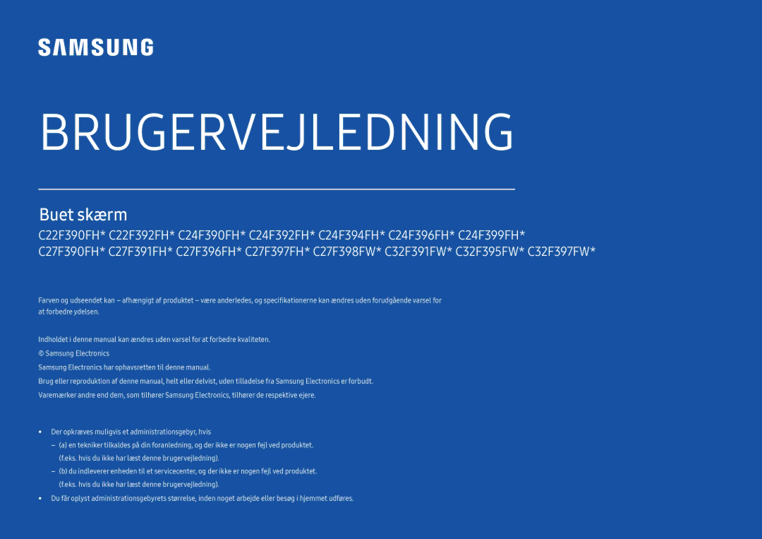 Samsung LC24F390FHUXEN, LC32F391FWUXEN, LC27F396FHUXEN, LC24F396FHUXEN, LC27F390FHUXEN manual Benutzerhandbuch 