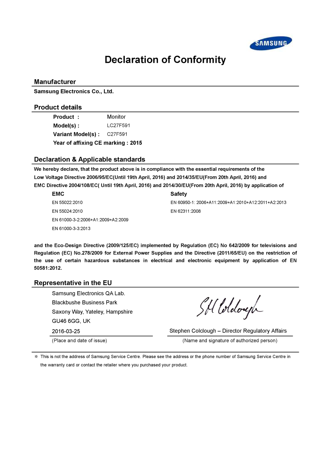 Samsung LC27F591FDUXEN manual Εγχειρίδιο χρήσης 