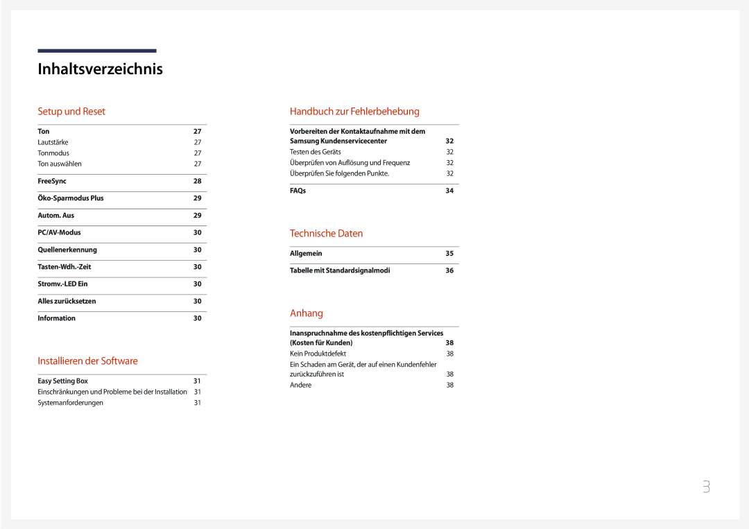 Samsung LC27F591FDUXEN manual Installieren der Software 