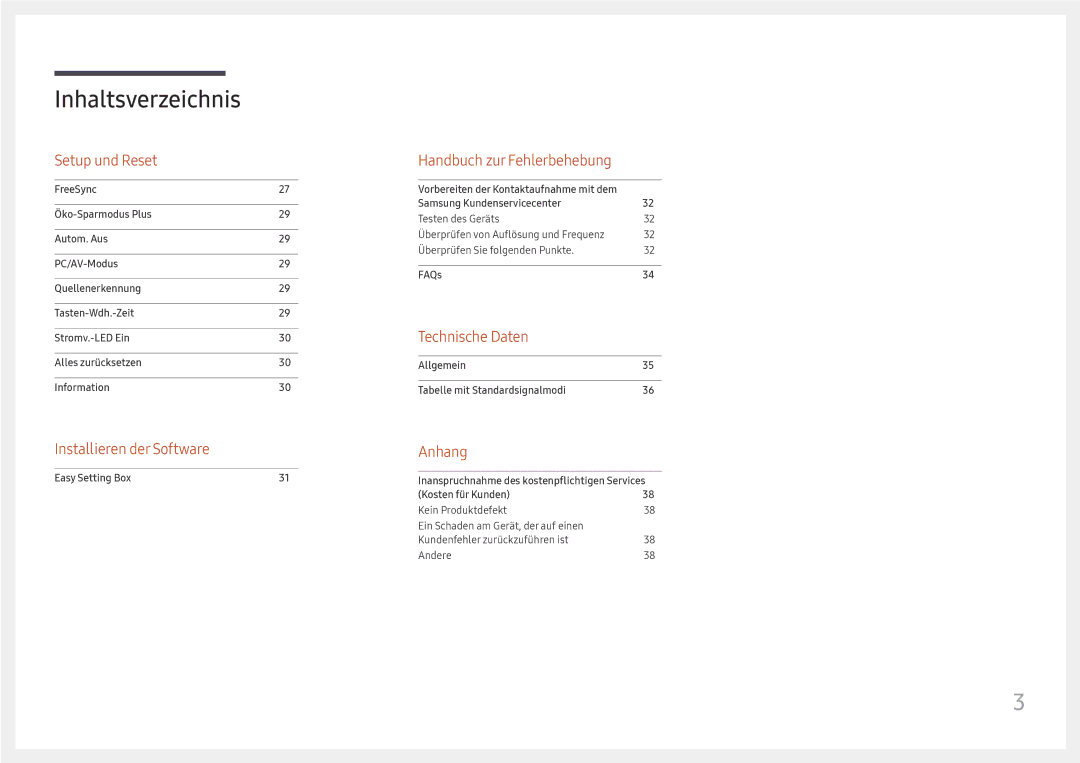 Samsung LC27H580FDUXEN manual Installieren der Software 