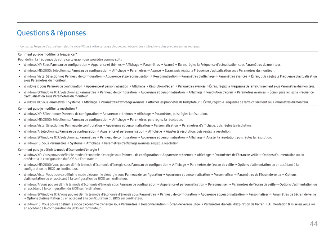 Samsung LC27H800FCUXEN manual Questions & réponses 