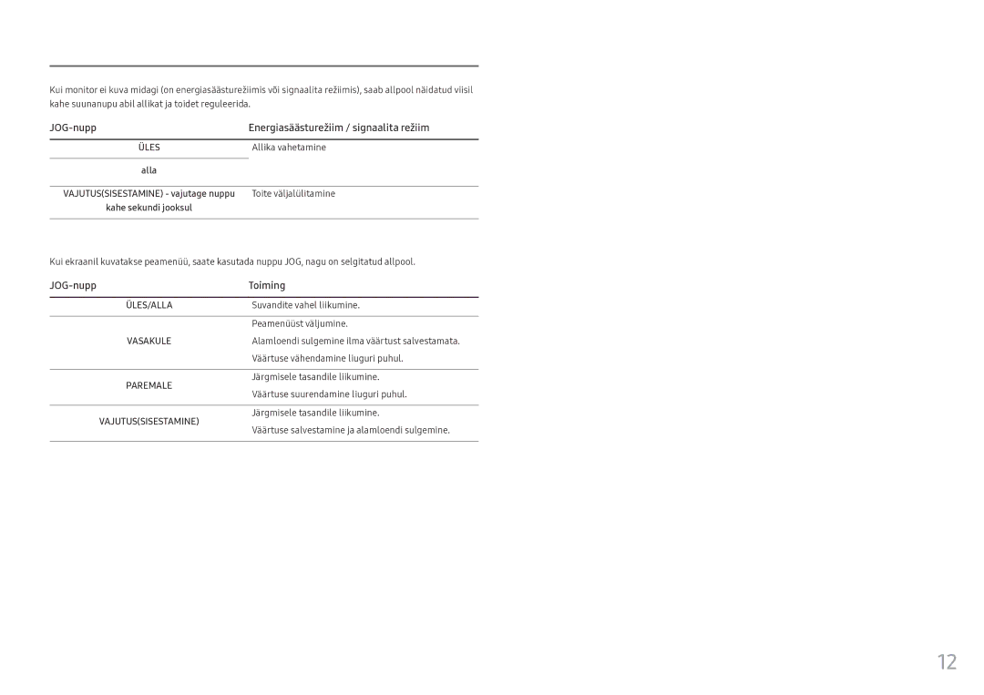 Samsung LC34F791WQUXEN manual Allika vahetamine, Alla, Toite väljalülitamine 