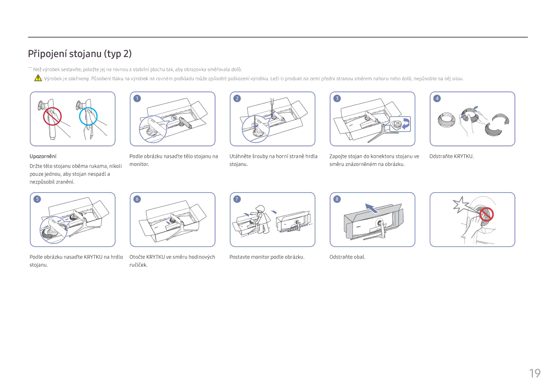 Samsung LC49HG90DMUXEN manual Ručiček 