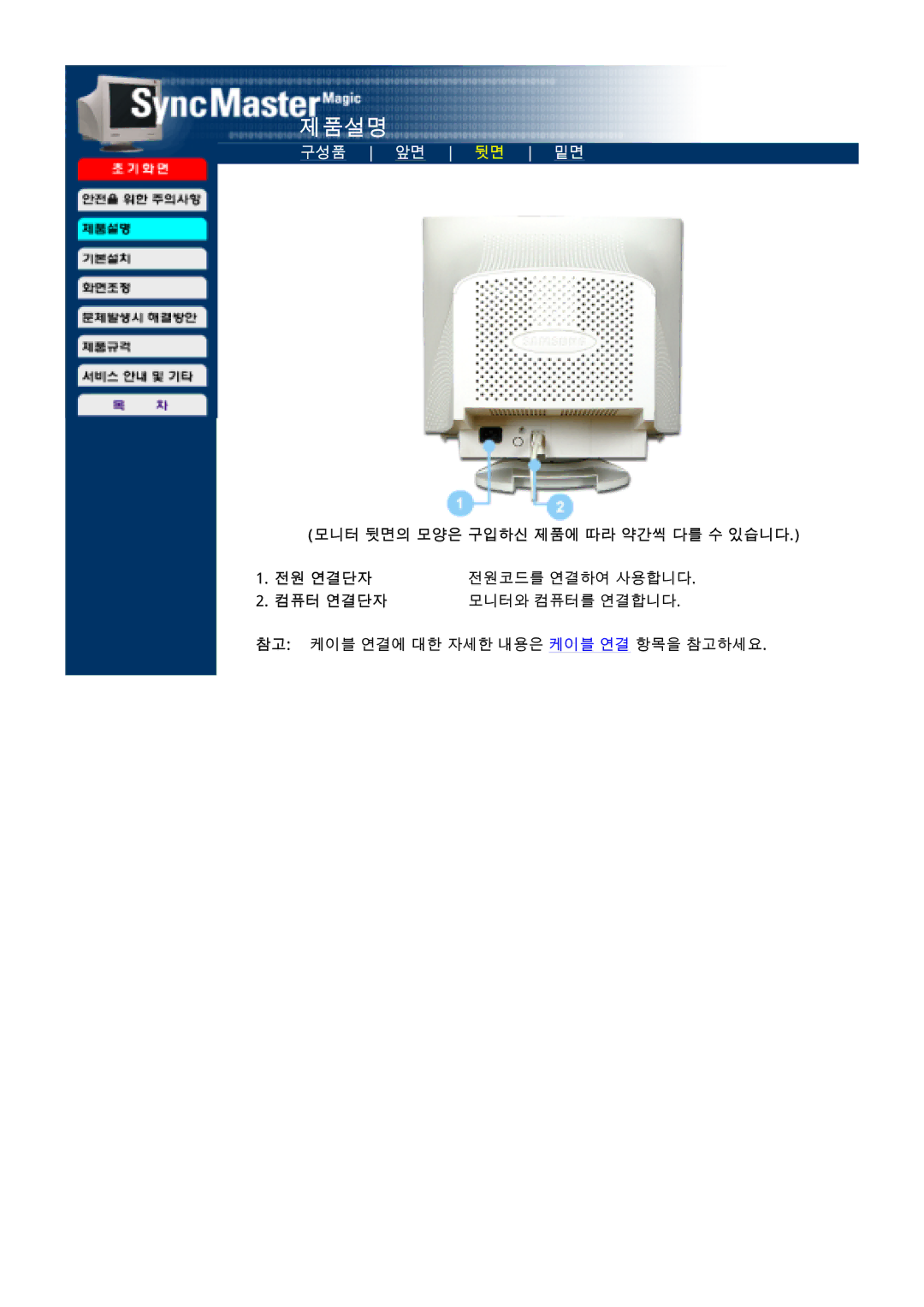 Samsung LD173AP, CD173AT, CDP17BDF-UP, CD173AP, CDP17BDF-UC, HD173AP, FD173AP, ED173AP, ND173AP manual 제품설명 