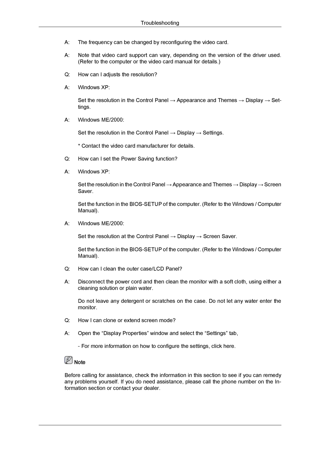 Samsung LD220G, LD190G user manual 