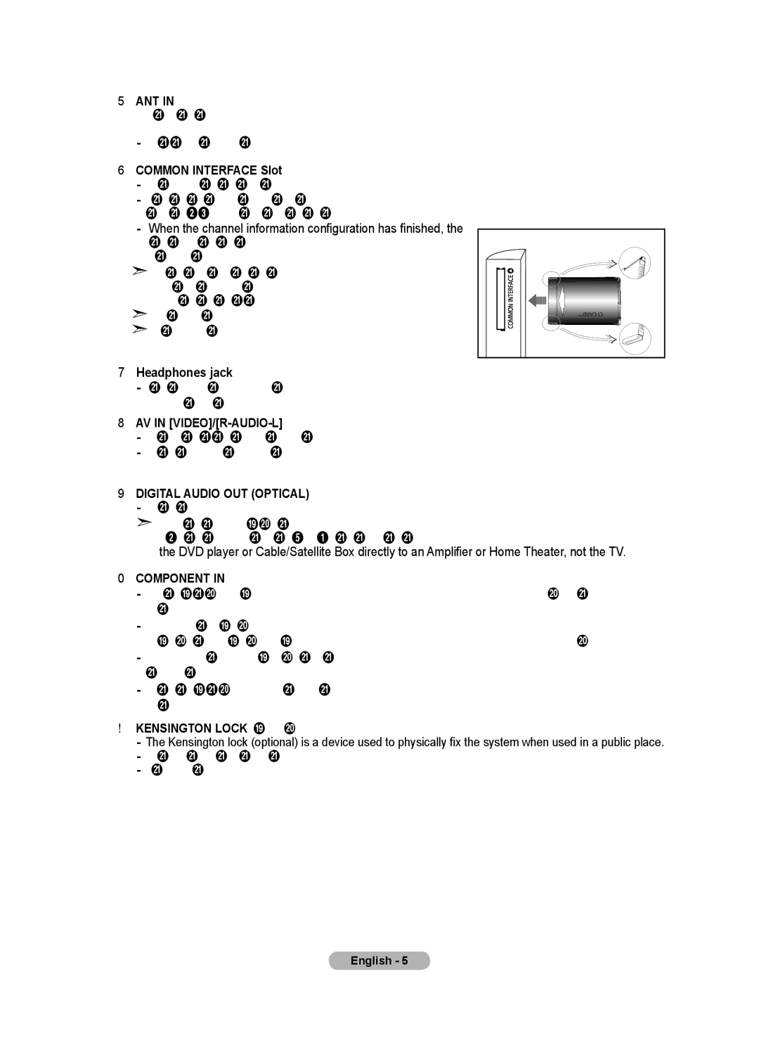 Samsung LE22A455C1D user manual Channel list is now updated, Headphones jack, Connect to a Digital Audio Component 