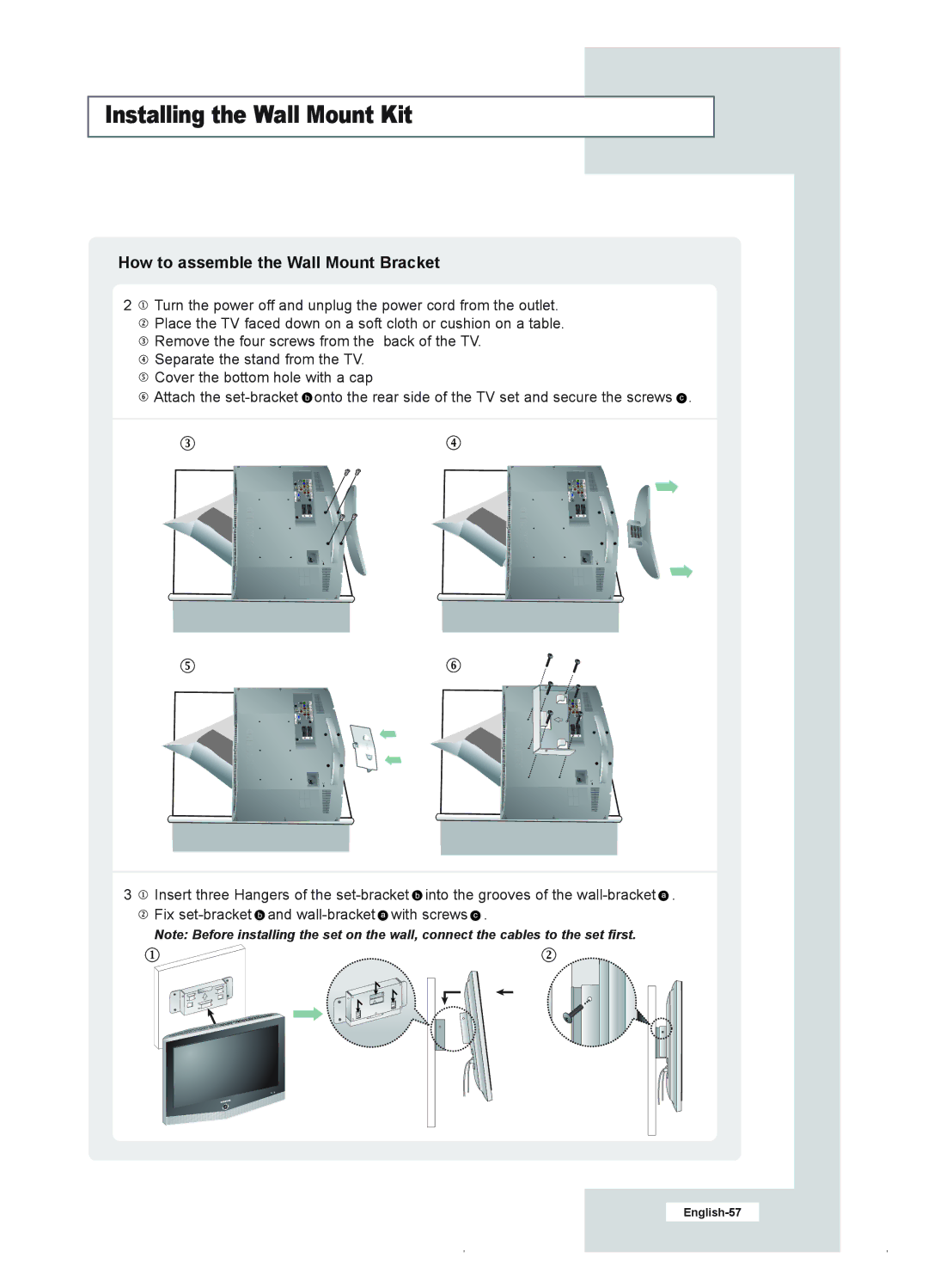 Samsung LE23R41B manual English-57 