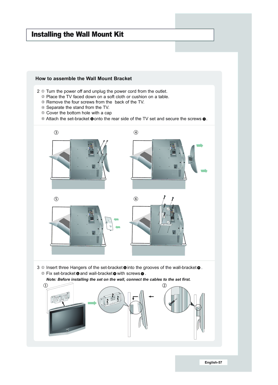 Samsung LE23R51B manual English-57 