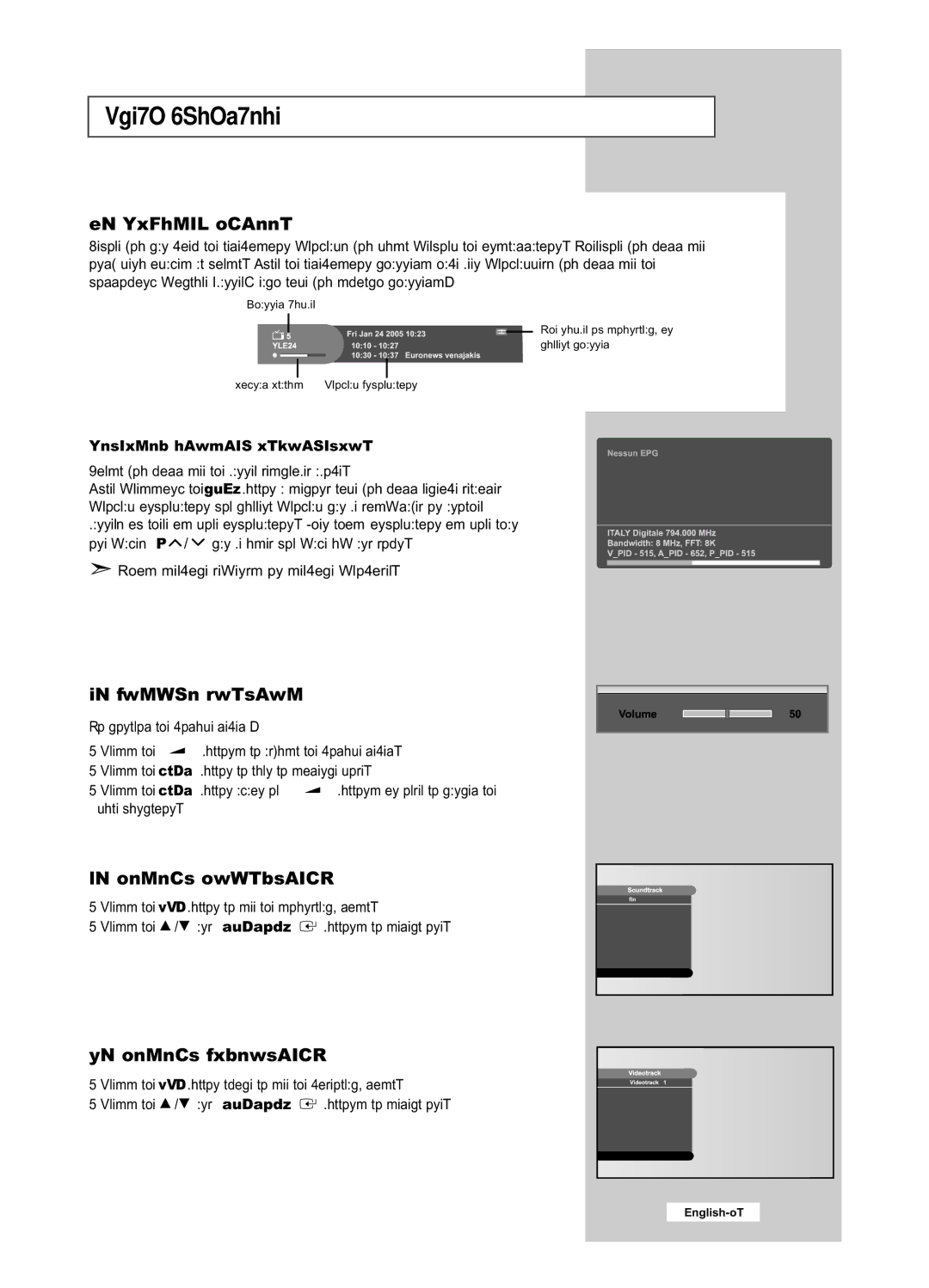 Samsung LE26R53BD, LE32R53BD manual Basic Functions, Detailed program information 