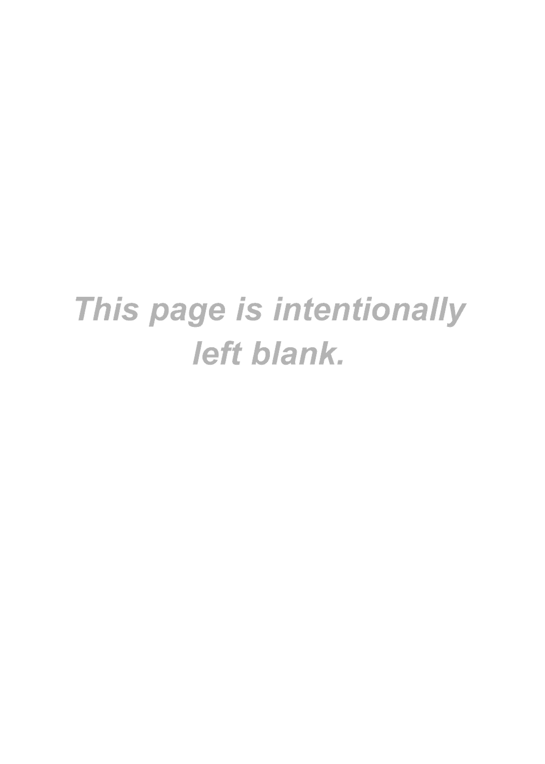 Samsung LE32T5, LE23T5, LE27T5 manual This page is intentionally Left blank 