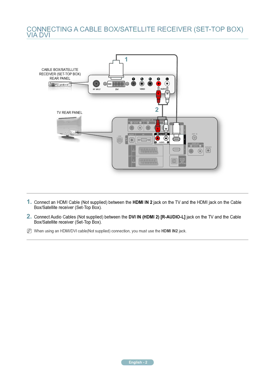 Samsung LE40A756R1M quick start English 