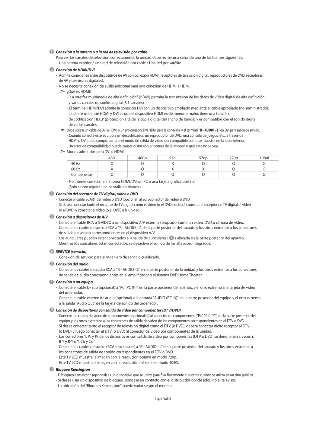 Samsung LE46N7, LE40N7, LE32N7 manual Service servicio 