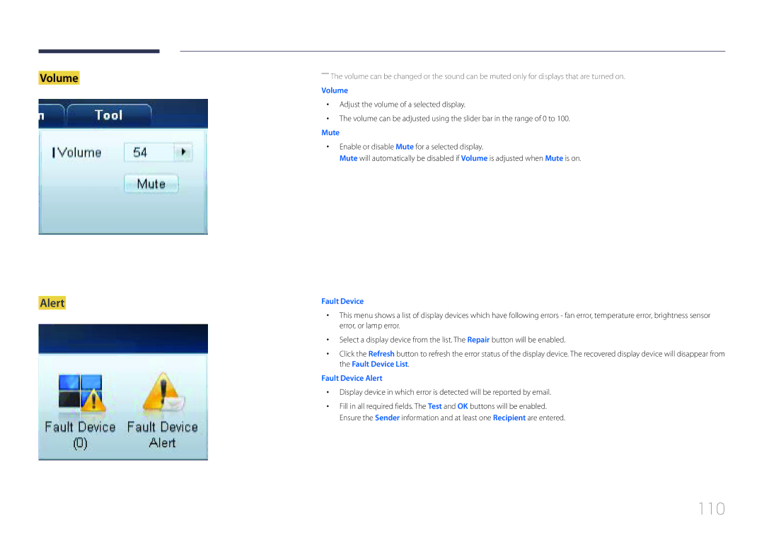 Samsung LE32C, LE55C, LE46C user manual 110, Alert 