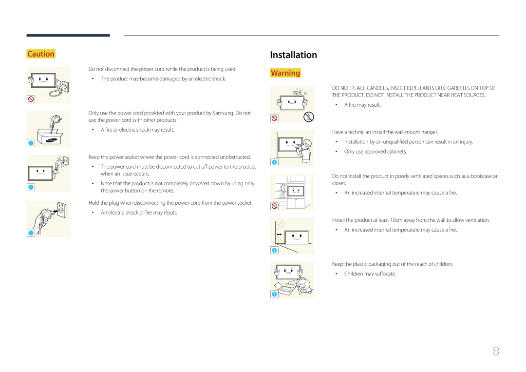 Samsung LE32C, LE55C, LE46C user manual Installation 