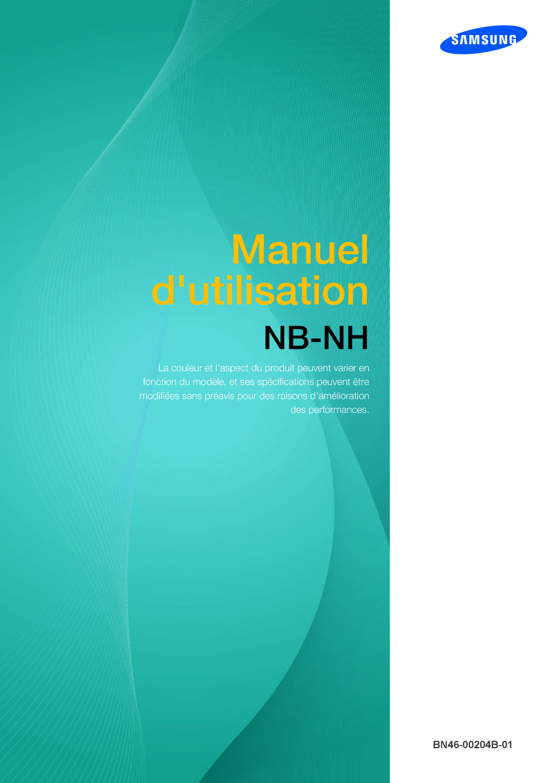 Samsung LF-NBNHNN/EN manual Manual del usuario 