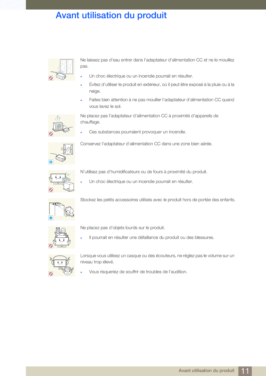 Samsung LF-NBNHNN/EN manual Avant utilisation du produit 