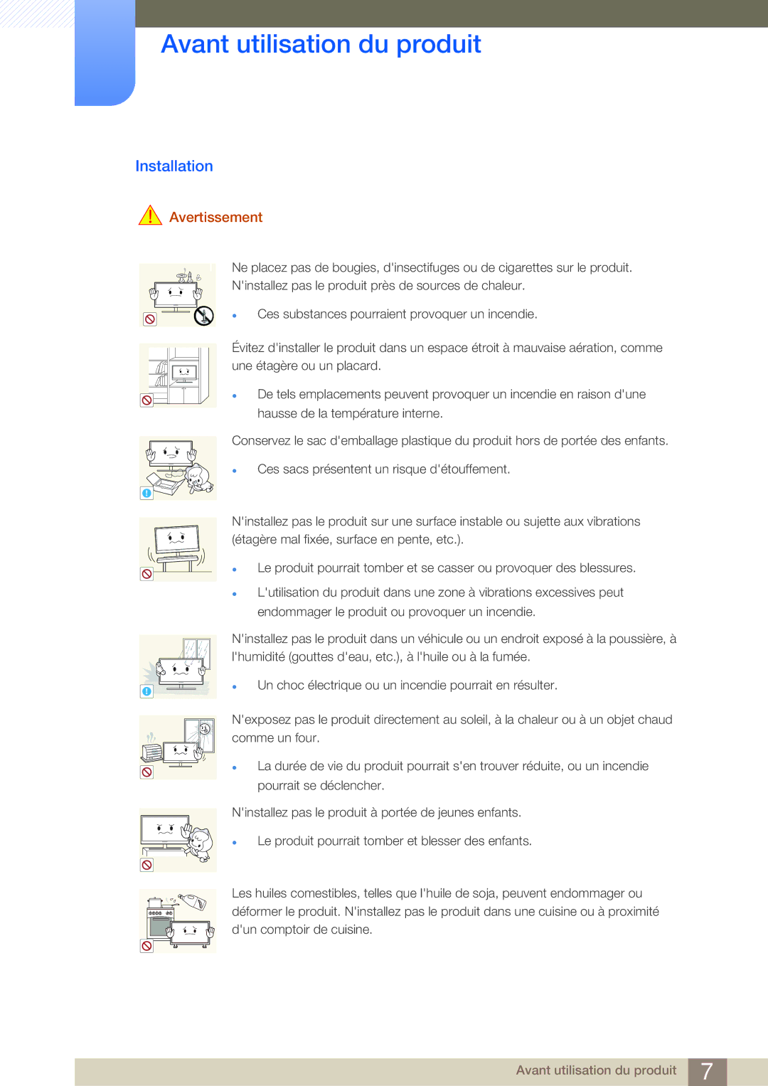 Samsung LF-NBNHNN/EN manual Installation 