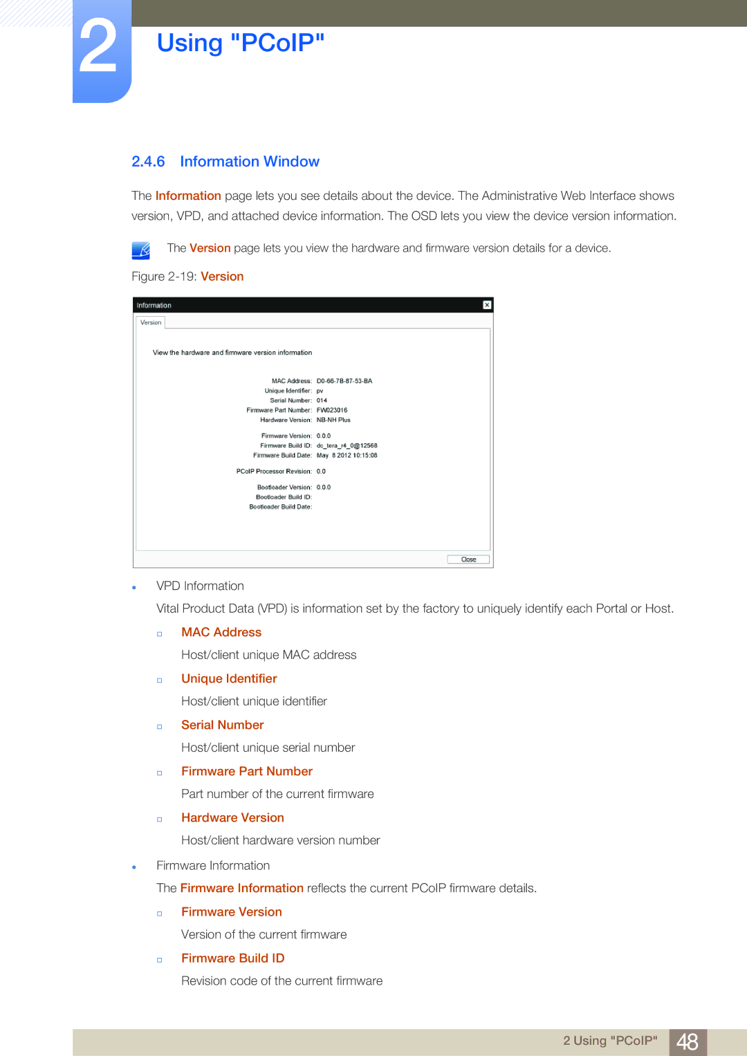 Samsung LF-NBNHNN/EN manual Information Window 