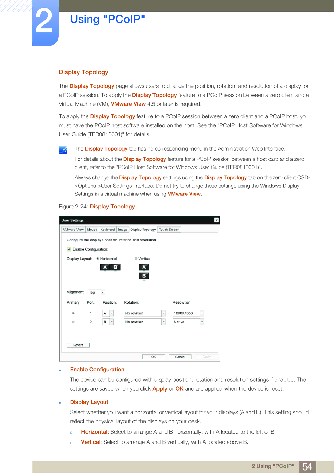 Samsung LF-NBNHNN/EN manual Display Topology, Display Layout 