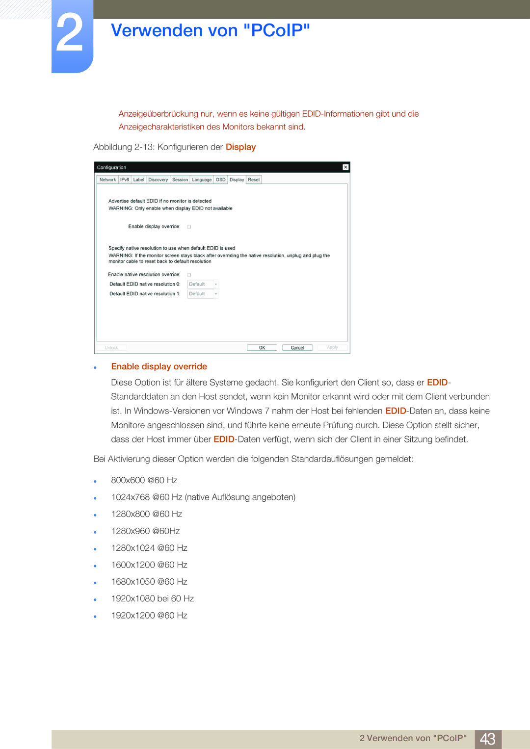 Samsung LF-NBNHNN/EN manual Enable display override 