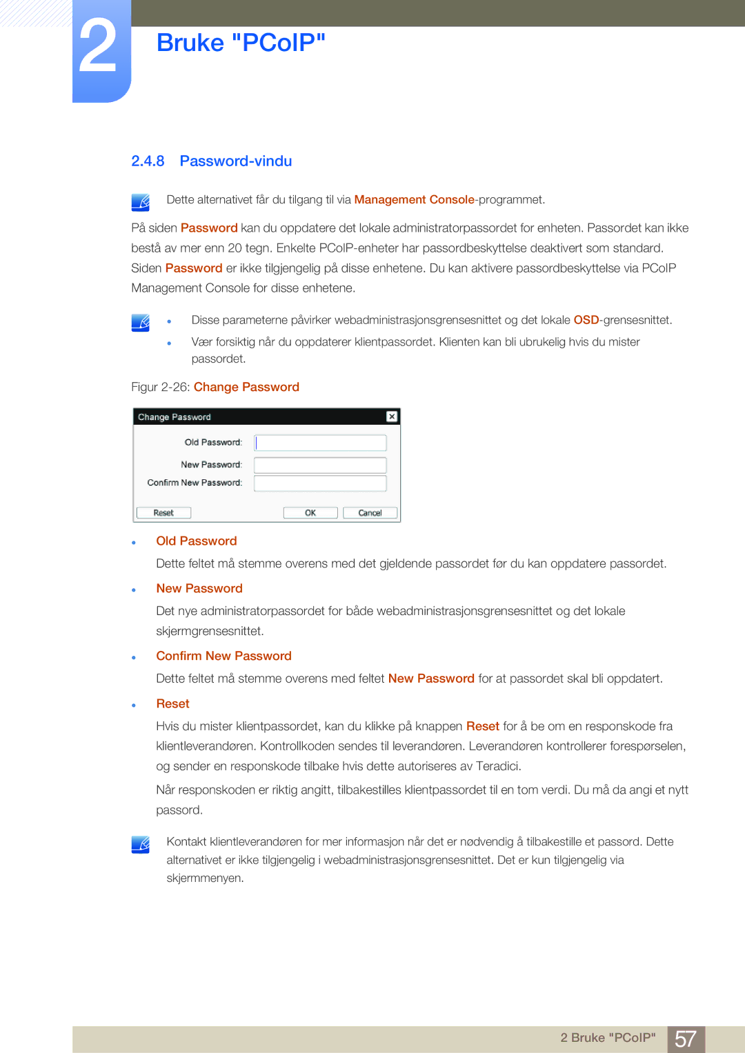 Samsung LF-NBNHNN/EN manual Password-vindu, Confirm New Password 