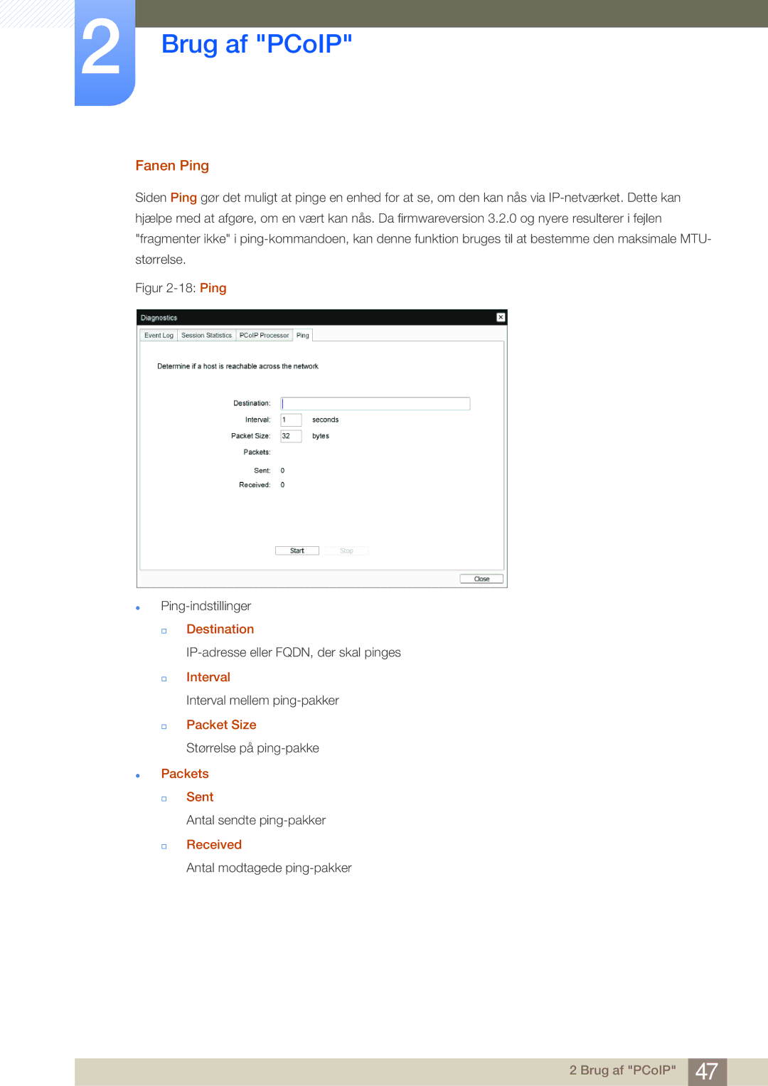 Samsung LF-NBNHNN/EN manual Fanen Ping 