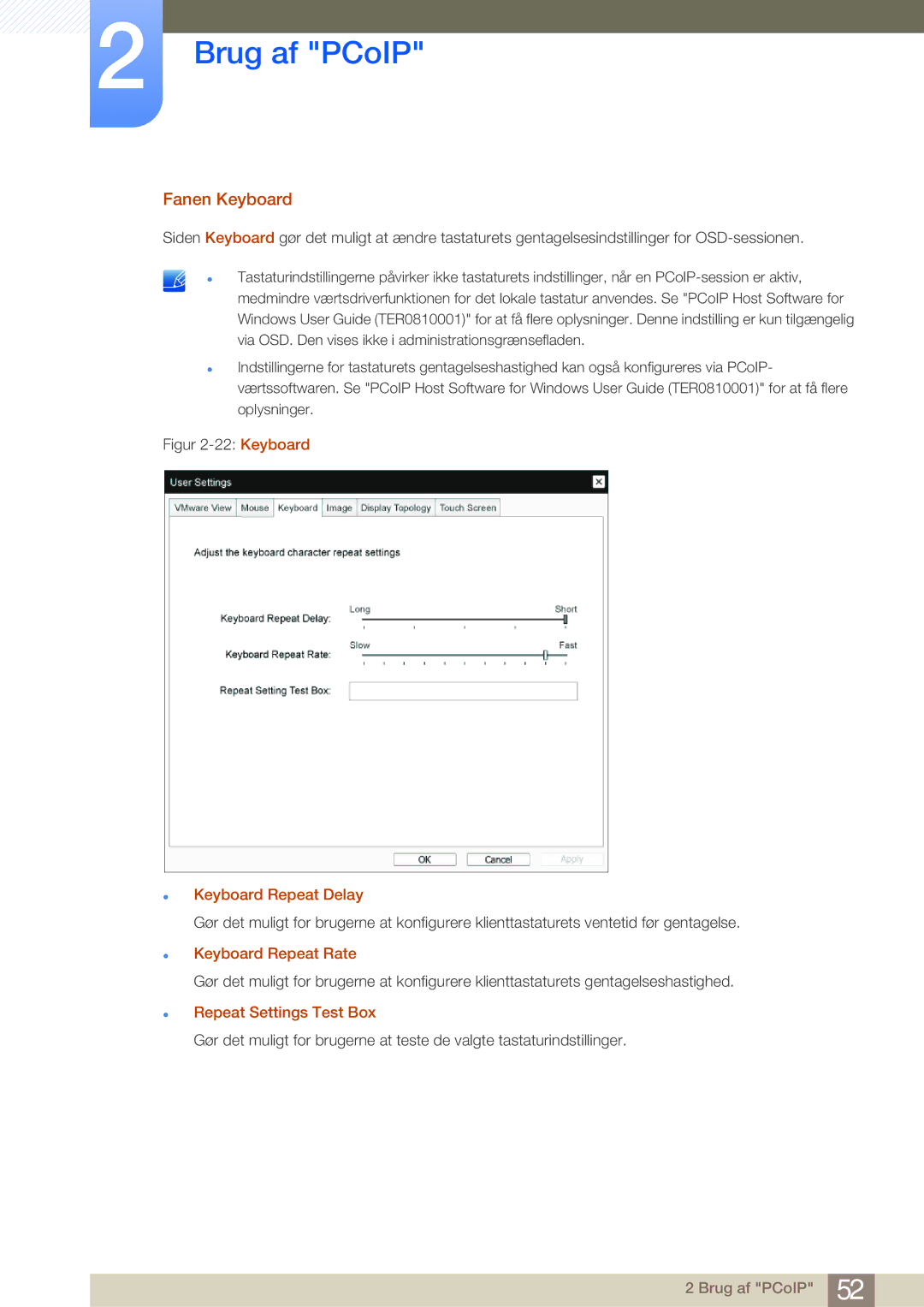 Samsung LF-NBNHNN/EN manual Fanen Keyboard, Keyboard Repeat Delay 