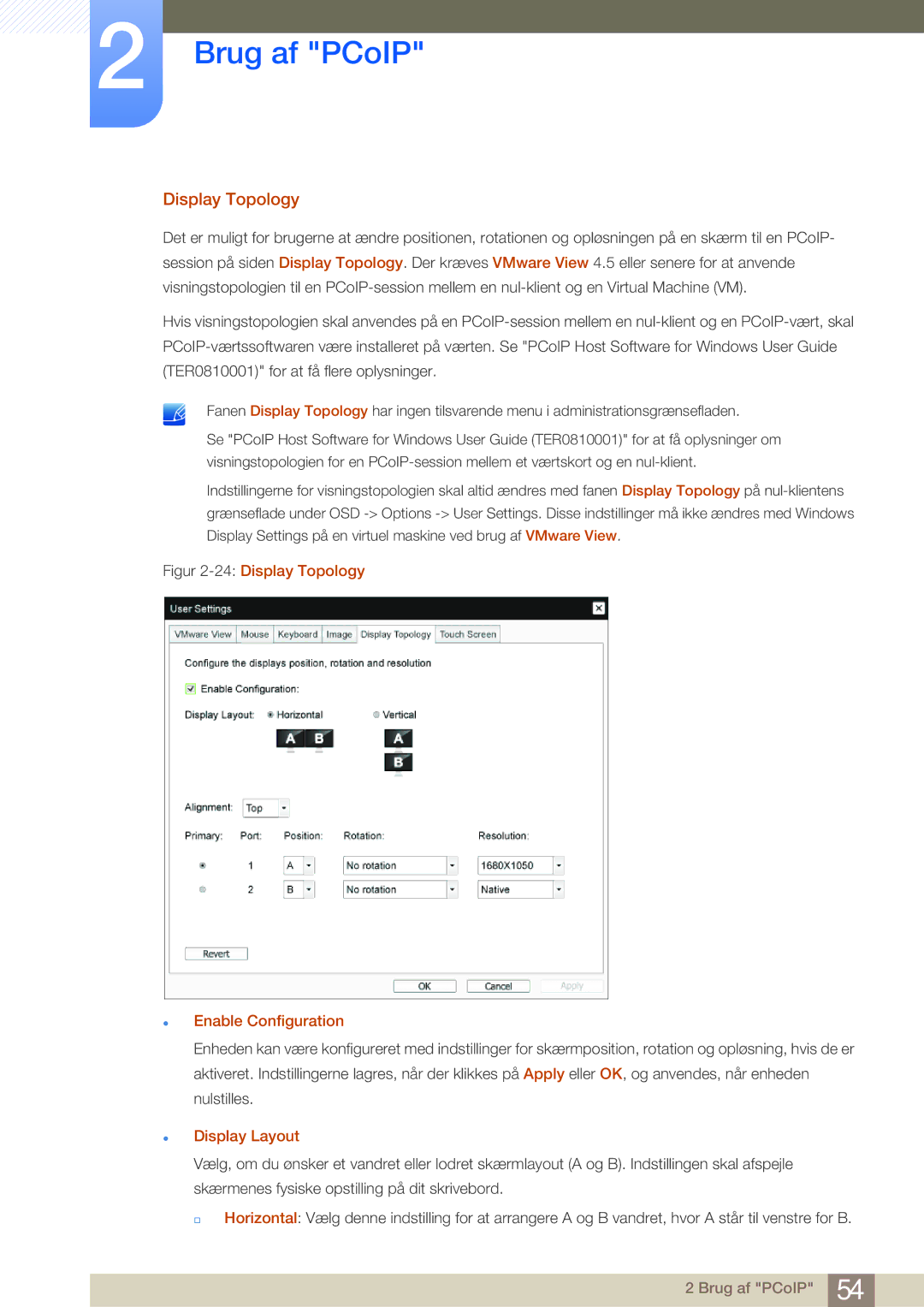 Samsung LF-NBNHNN/EN manual Display Topology, Display Layout 