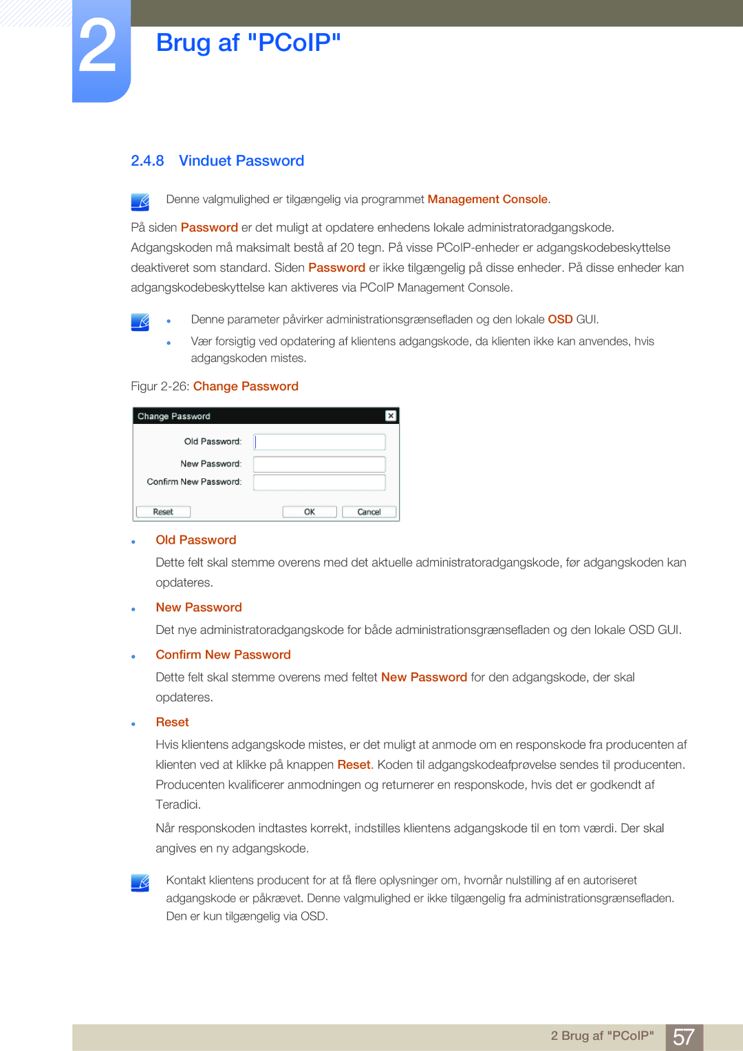 Samsung LF-NBNHNN/EN manual Vinduet Password, New Password 