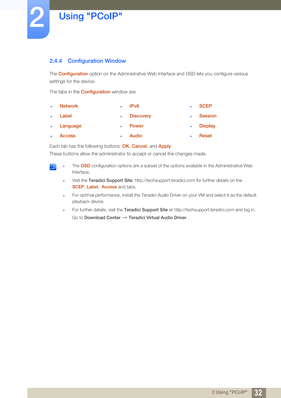 Samsung LF00FNXPFBZXXV, LF-NXN2N/EN manual Configuration Window, Network Label Language Access IPv6 Discovery Power Audio 