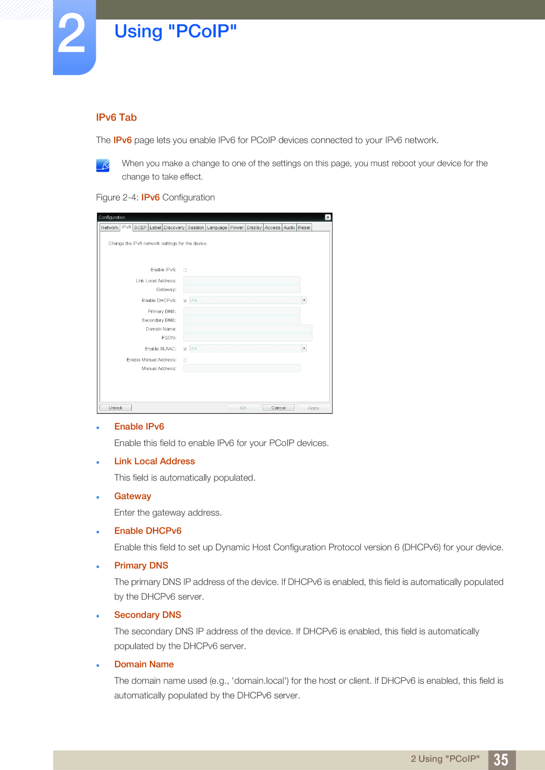 Samsung LF-NXN2N/EN, LF00FNXPFBZXEN, LF00FNXPFBZXXV, LF-NXN2N/XY, LF00FNXPFBZXCI manual IPv6 Tab 