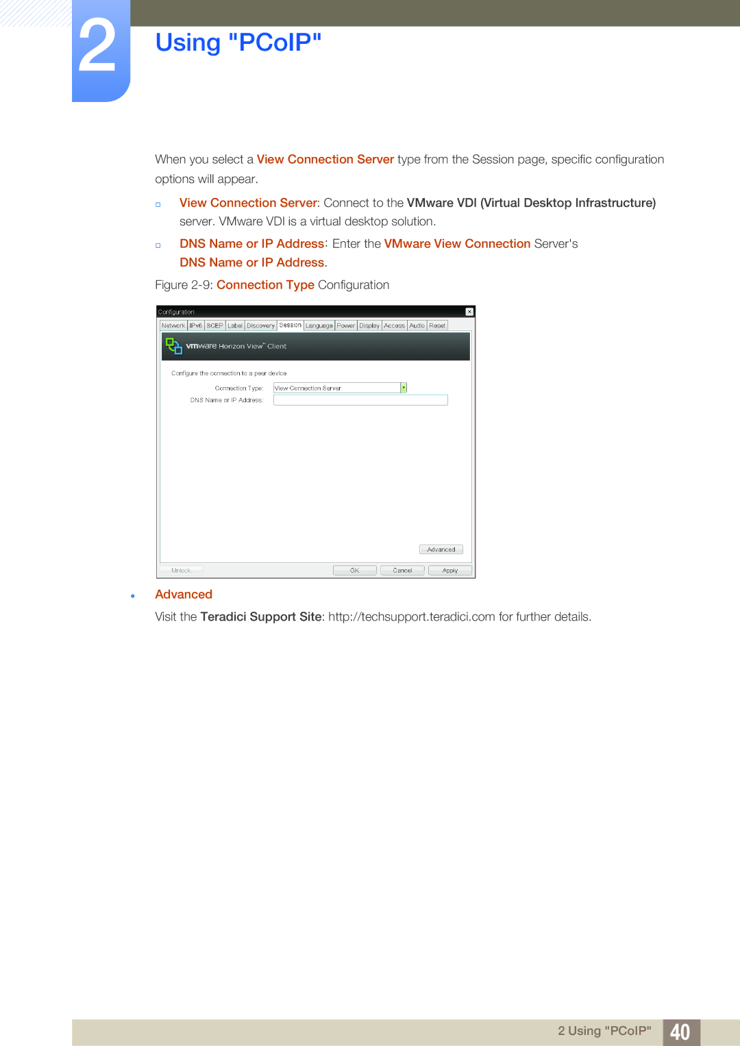 Samsung LF-NXN2N/EN, LF00FNXPFBZXEN, LF00FNXPFBZXXV, LF-NXN2N/XY, LF00FNXPFBZXCI Connection Type Configuration,  Advanced 