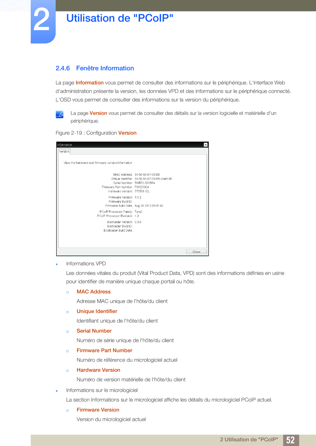 Samsung LF-NXN2N/EN, LF00FNXPFBZXEN manual 6 Fenêtre Information 