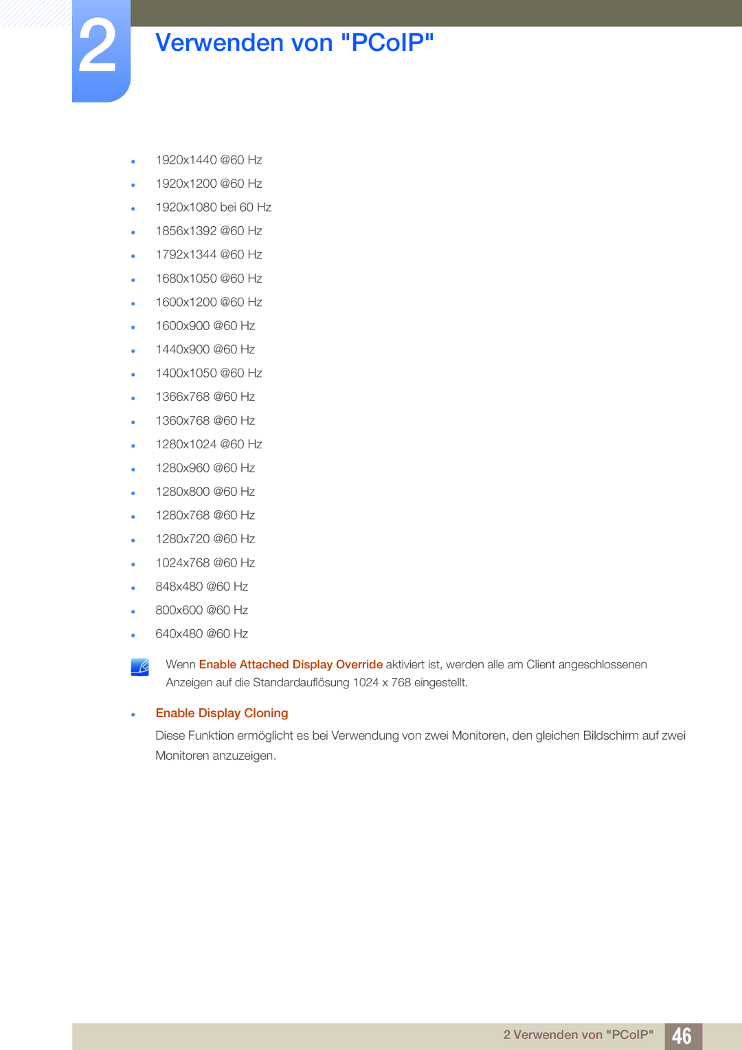 Samsung LF-NXN2N/EN, LF00FNXPFBZXEN manual Enable Display Cloning 