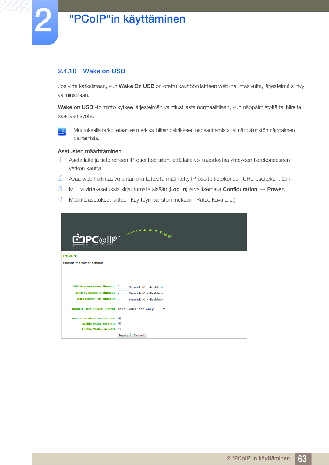 Samsung LF00FNXPFBZXEN, LF-NXN2N/EN manual Wake on USB 