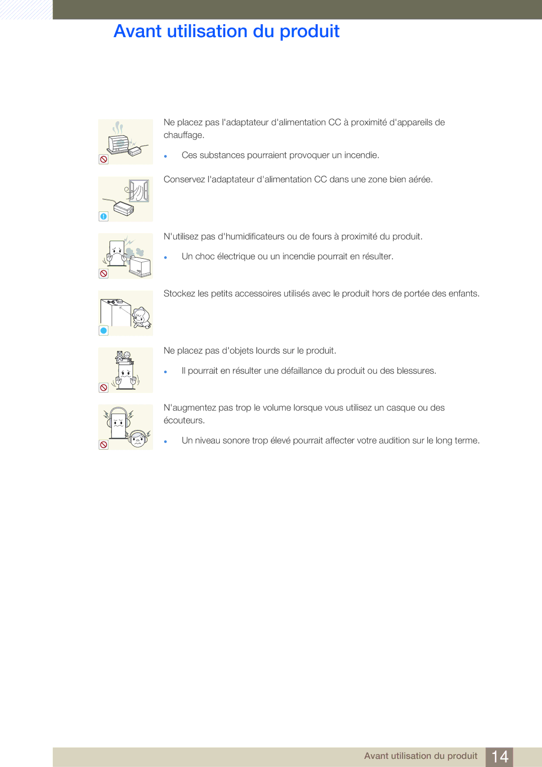 Samsung LF-TXWND/EN, LF-TXWNF/EN manual Avant utilisation du produit 