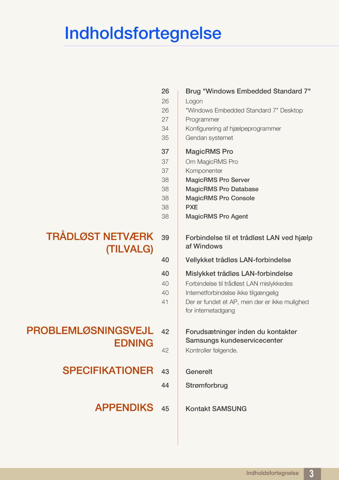 Samsung LF-TXWNF/EN, LF-TXWND/EN manual Appendiks 