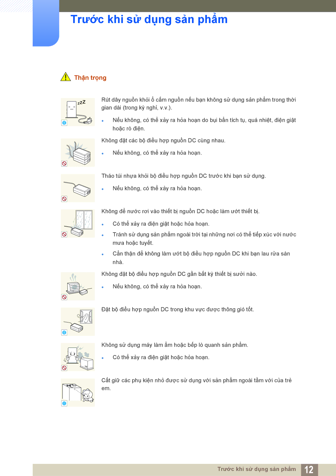 Samsung LF-TXWND/XY, LF-TXWNF/XY manual Gian dài trong kỳ nghỉ 