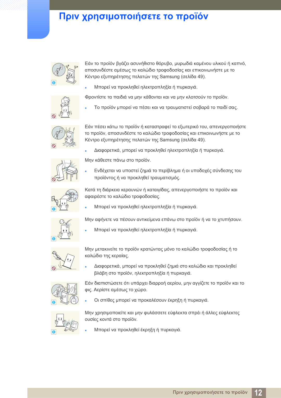 Samsung LF-TXWNF/EN manual Gas 