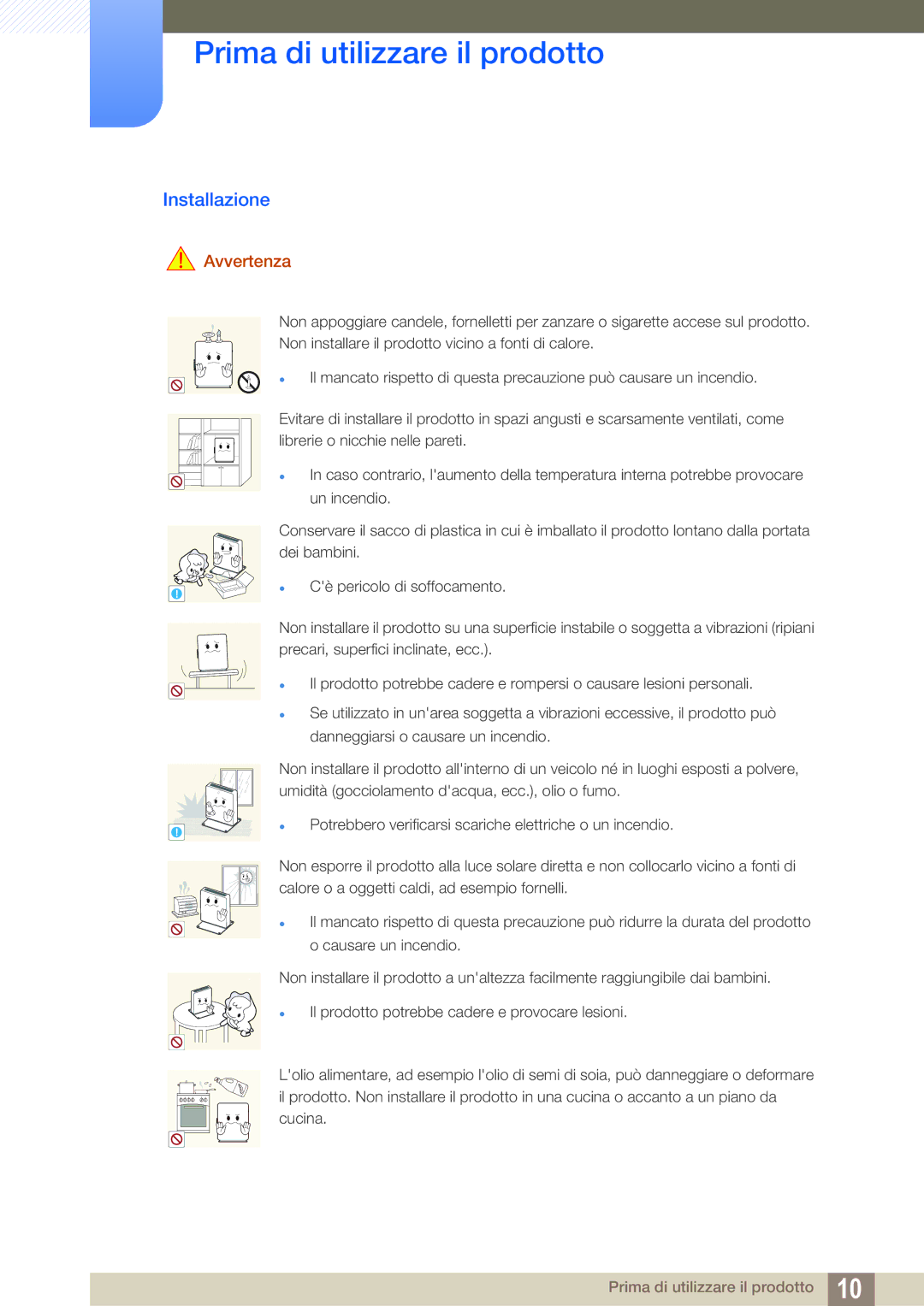 Samsung LF00FNXPFBZXEN manual Installazione 