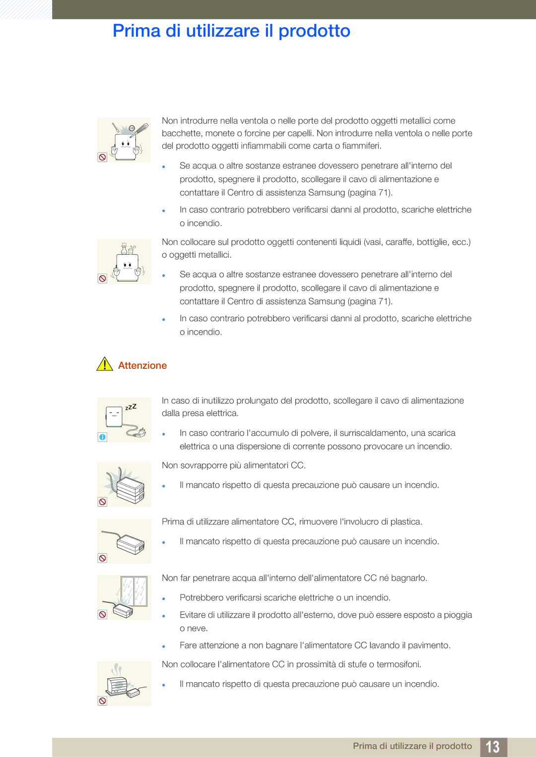 Samsung LF00FNXPFBZXEN manual Prima di utilizzare il prodotto 